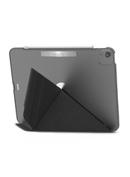 Moshi Apple iPad Air 10.9-inch (4th Gen)/iPad Pro (11-inch) VersaCover Leather 3 Viewing Angles Premium Smart & Foldable Tablet Flip Case Cover, Charcoal Black