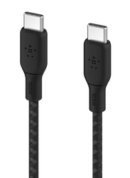 Belkin 3-Meter BoostCharge USB-C to USB-C Braided Cable, Black