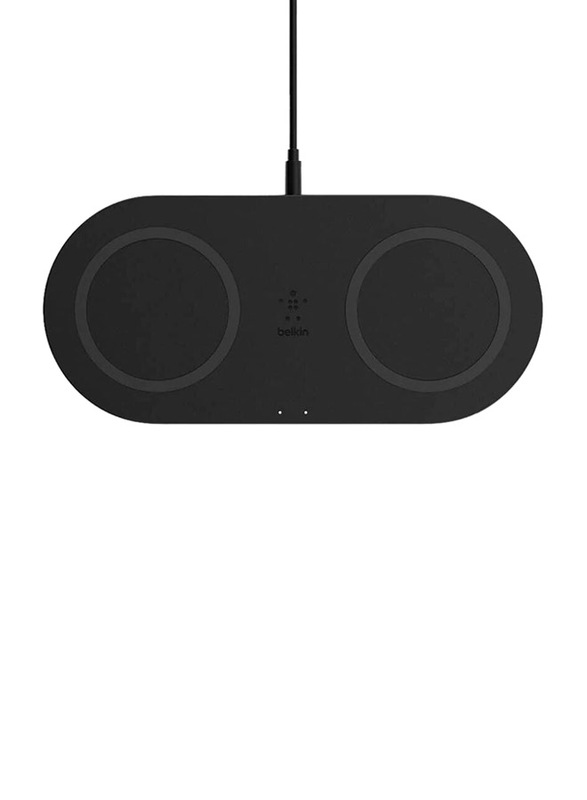 Belkin Boost Charge Dual Wireless Charging Pad, 10W, Black