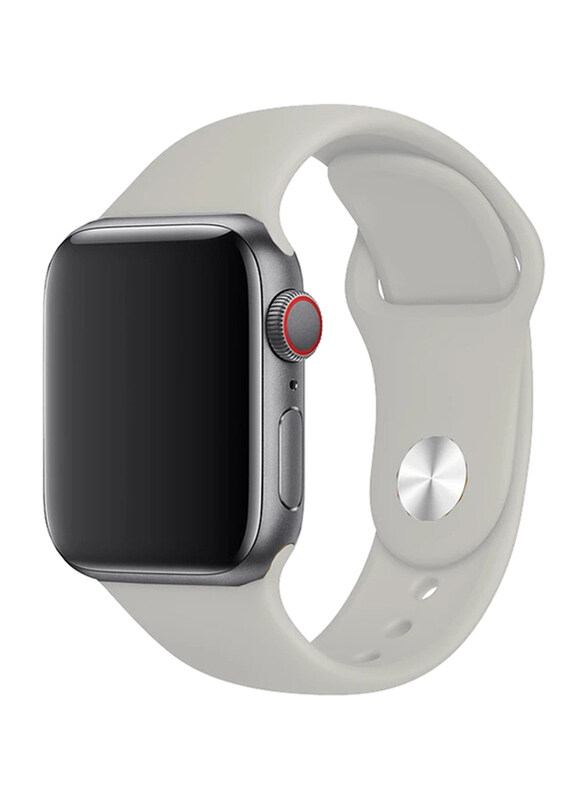 

BeHello Premium Silicone Strap for Apple Watch 38mm/40mm, Stone Grey