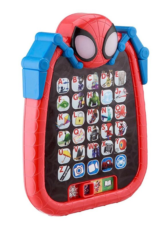 KIDdesigns Learn & Play Tablet with Music, Speech & Sound Effects, Ages 3+, Blue/Red