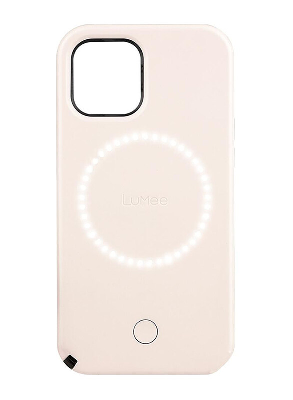 

Lumee Halo Selfie Apple iPhone 12 Pro Max Case, Millenial Pink