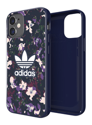 Adidas Snap Apple iPhone 12 Mini Active Purple Graphic Mobile Phone Case Cover, Multicolor