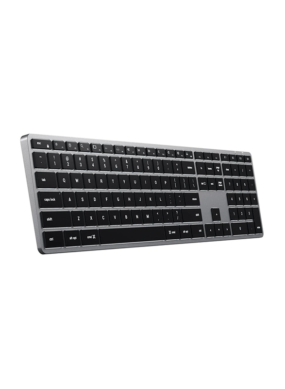 Satechi Ultra Slim Backlit X3 Bluetooth English Keyboard, Space Grey