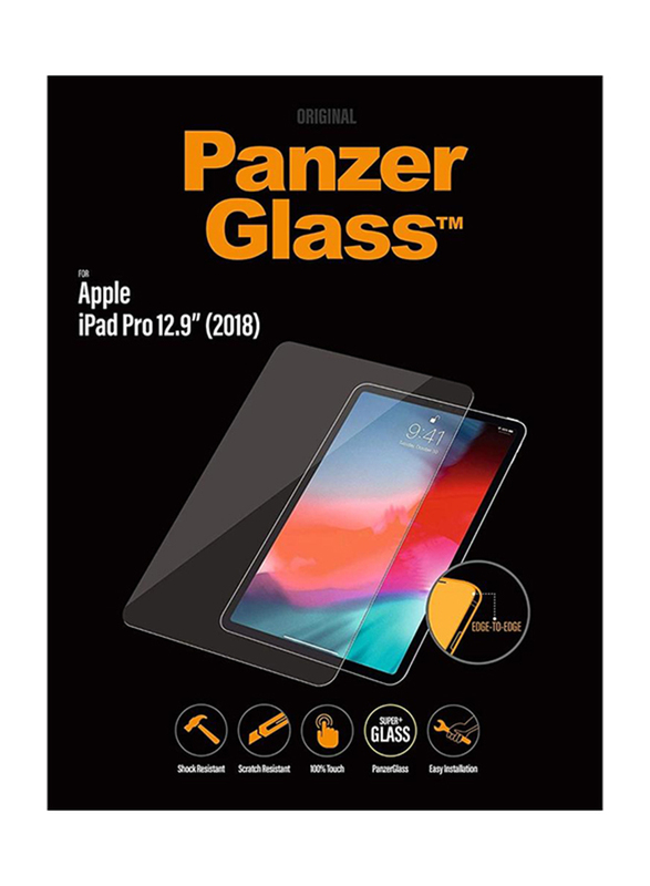 PanzerGlass Apple iPad Pro 12.9 inch Tablet Screen Protector, Clear