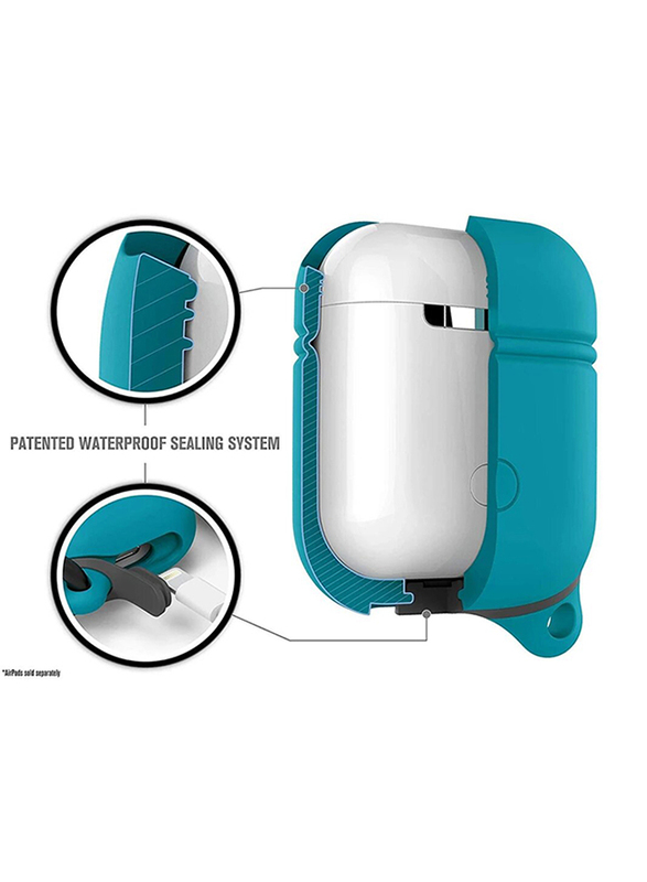 Catalyst Silicone Case for Apple Airpods, Glacier Blue