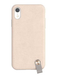 Moshi Apple iPhone XR Altra Slim Hardshell Mobile Phone Case Cover with Strap, Savannah Beige