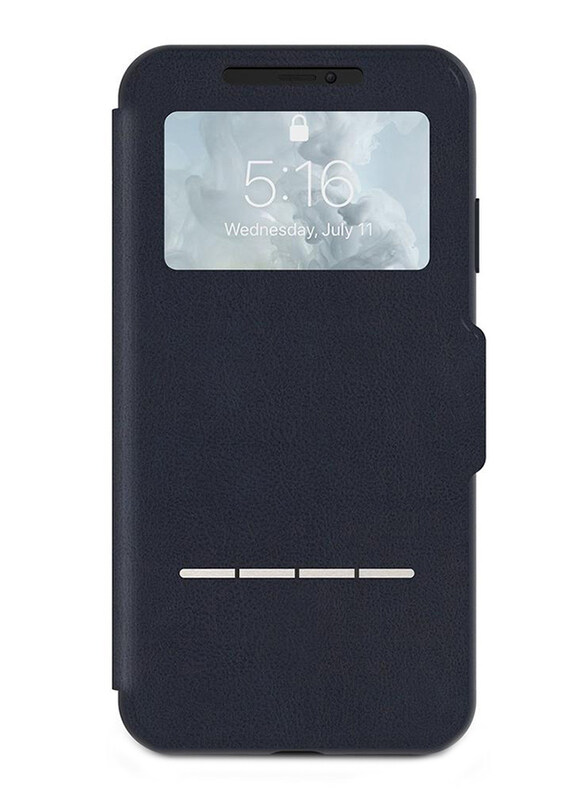 

Moshi Apple iPhone XS Max Mobile Phone Sense Case Cover, Midnight Blue