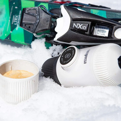 ماكينة صنع قهوة اسبريسو وكاكو 80 مل نانو بريسو محمولة، مع حقيبة حماية، WC-NANOP، تشل وايت