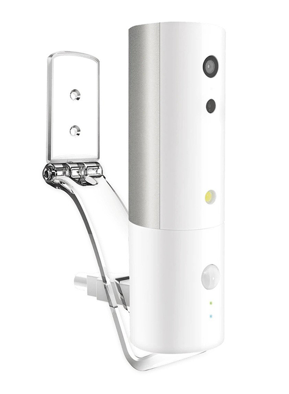 Amaryllo Hermes Biometric Auto Tracking Portable HD Security Camera, 1 MP, White