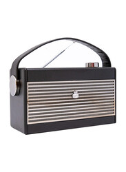 GPO Retro Darcy Portable Analogue Radio, Black