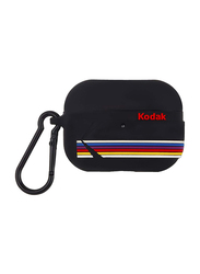 Case-Mate Kodak Case for Apple AirPods Pro with Clip, Kodak Stripes, Matte Black