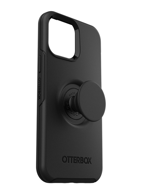 Otterbox Apple iPhone 13 Pro Max Otter + Pop Symmetry Plus MagSafe Mobile Phone Case Cover, Black