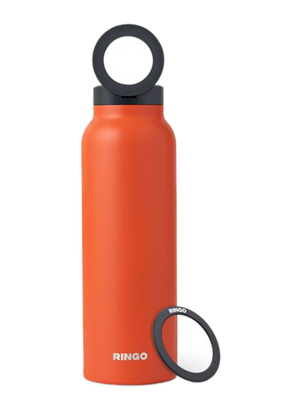 

Ringo 32Oz Water Bottle + Free Magnetic Booster Ring Stainless Steel Hydration Bottle with Integrated MagSafe Phone Mount, Orange