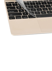 Moshi ClearGuard Keyboard Protector for Apple MacBook 12-inch, with EU Layout English Keys, Clear