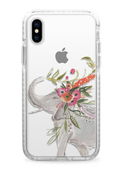 Casetify Apple iPhone XS/X Impact Mobile Phone Case Cover, Boho Elephant