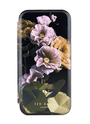 Ted Baker Apple iPhone 15 Pro Max Rich Vegan Leather Paper Flowers Mobile Phone Case Cover, Multicolour