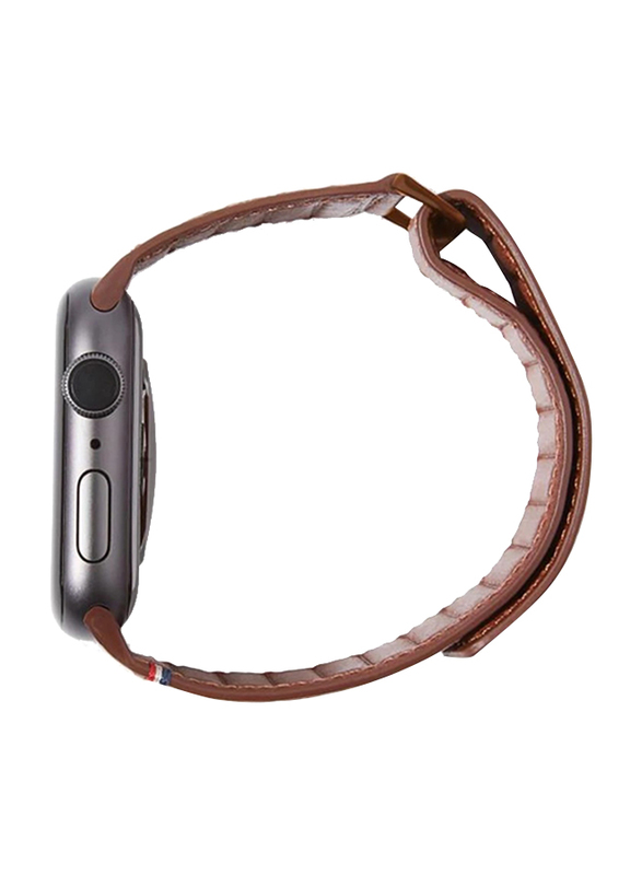 Decoded Leather Magnetic Traction Strap for Apple Watch Series 5/4/3/2/1 42mm/44mm, Brown