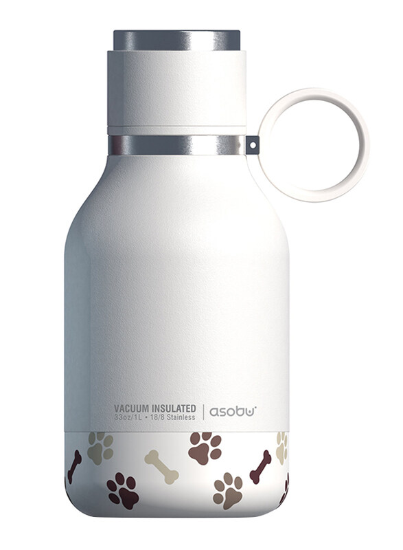 

Asobu 2-in-1 Dog Bowl Bottle, White