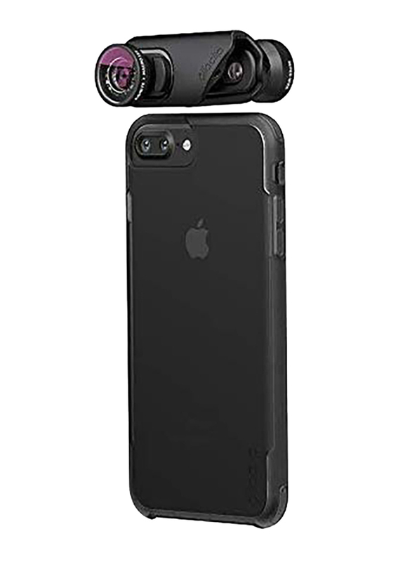 Olloclip Apple iPhone 7/7 Plus Core Clip On Lens Set with OlloCase, Black