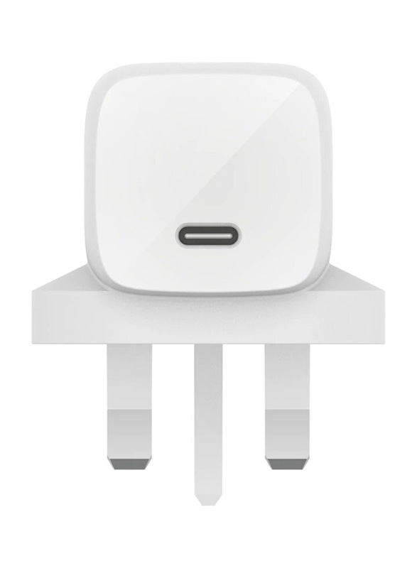 Belkin Boost Charge Pro USB-C GaN Wall Charger, 60W, White