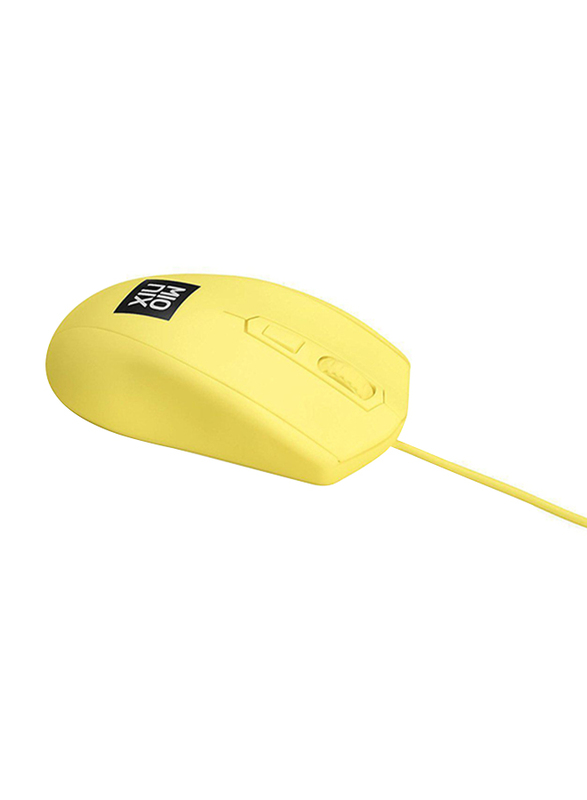 Mionix Avior Ambidextrous Optical Gaming Mouse, French Fries, Yellow