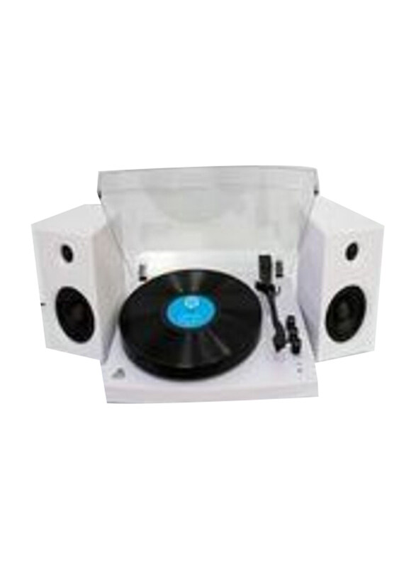 

GPO Retro Piccadily Stylish Turntable Bluetooth + 2 Speakers Music Players, White