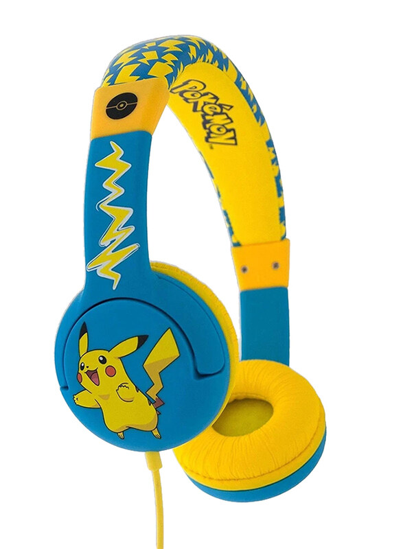 

OTL 3.5mm Jack Junior's On-Ear Headphones, Pikachu, Yellow/Blue