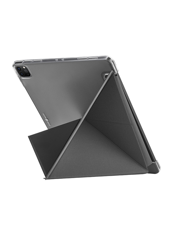 Case-Mate Apple iPad Pro (5th Generation) 12.9-inch (2021) Multi-Stand Origami Folding Folio Tablet Flip Case Cover, Black