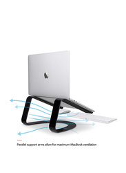 Twelve South Curve Desktop Stand for Apple MacBook, Black