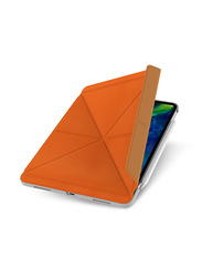 Moshi Apple iPad Pro 11-inch (2nd/1st Gen) VersaCover Leather 360 Protection & Shock Absorbing Magnetic Folding Folio Tablet Flip Case Cover, Orange