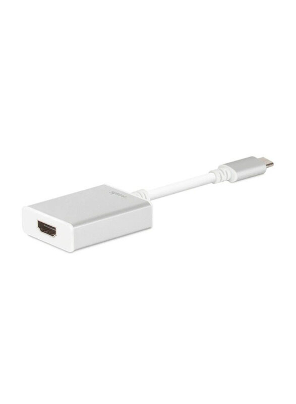 Moshi HDMI Adapter, USB Type-C Male to HDMI, Silver