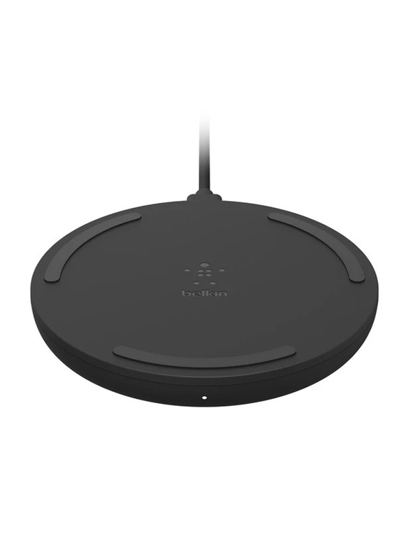 Belkin BoostCharge Wireless Charging Pad, Qi Certified Fast Charging, 15W, Black