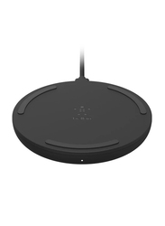 Belkin BoostCharge Wireless Charging Pad, Qi Certified Fast Charging, 15W, Black