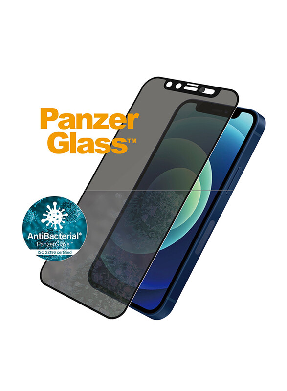 

Panzerglass Apple iPhone 12 Mini Dual Privacy Edge-to-Edge Tempered Glass Mobile Phone Screen Protector, Black