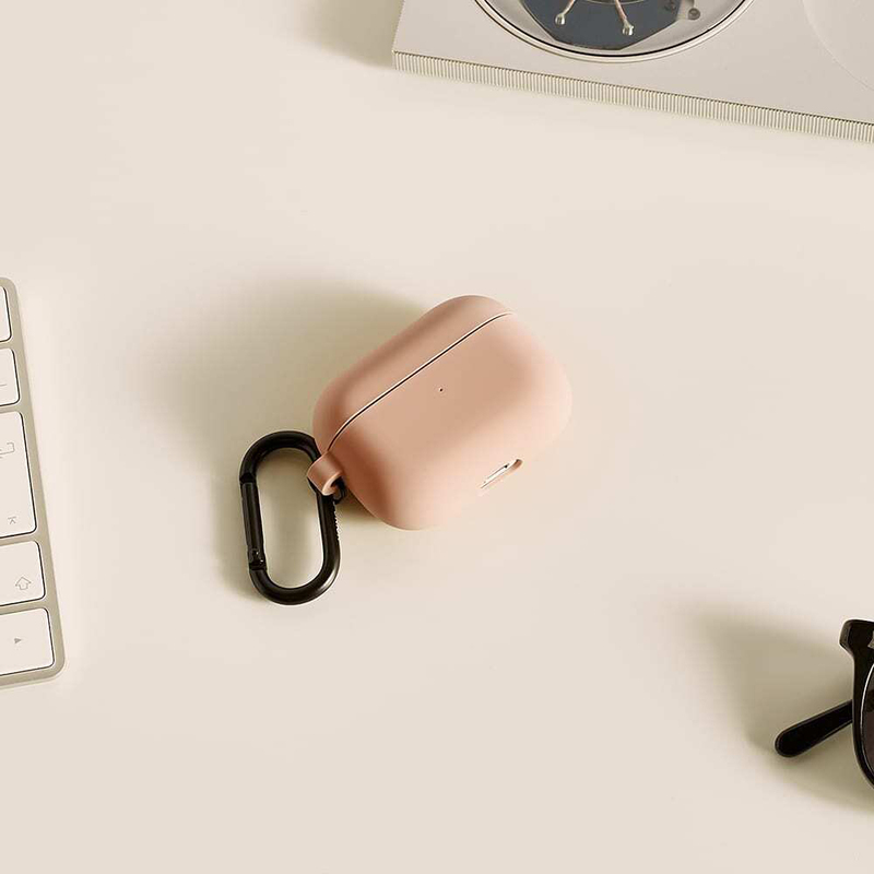 Native Union Roam Smooth Silicone Case for Apple AirPods Pro, Rose Pink