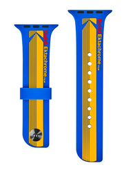 كيس ميت سوار بديل تصميم كوداك لساعة آبل 42 مم/44 مم, اكتكروم, ازرق