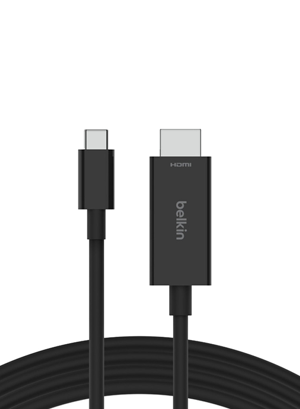 

Belkin 2-Meter Connect USB-C to HDMI 2.1 Cable with DP Alt Mode, Black