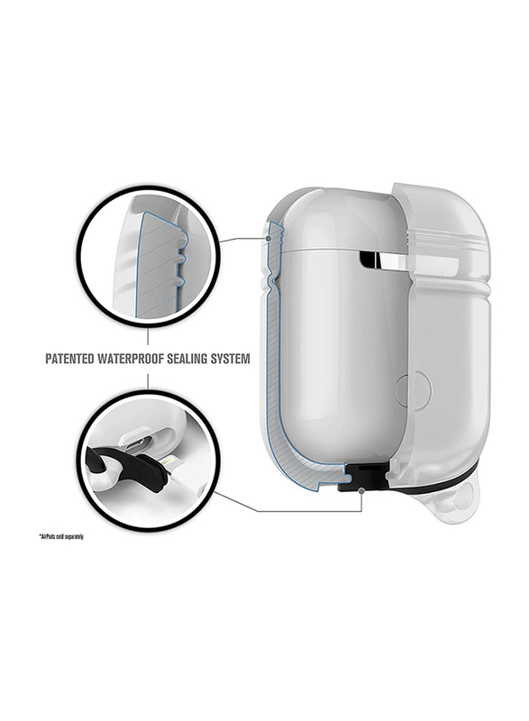 Catalyst Silicone Case for Apple Airpods, Frost White