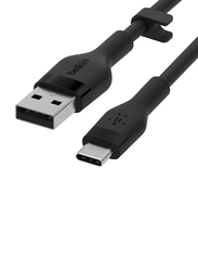 Belkin 3-Meter Boost Charge Flex USB-C Cable, USB Type A to USB Type-C for USB-C Devices, Black 