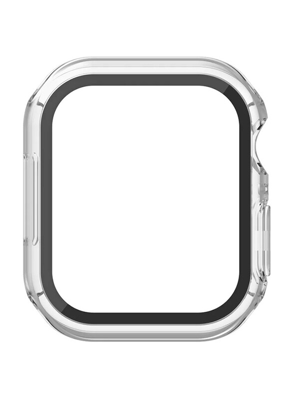 

Belkin 2-in-1 Treated Tempered Curve Screen Protector for Apple Watch 41mm Series 7, Clear/Black