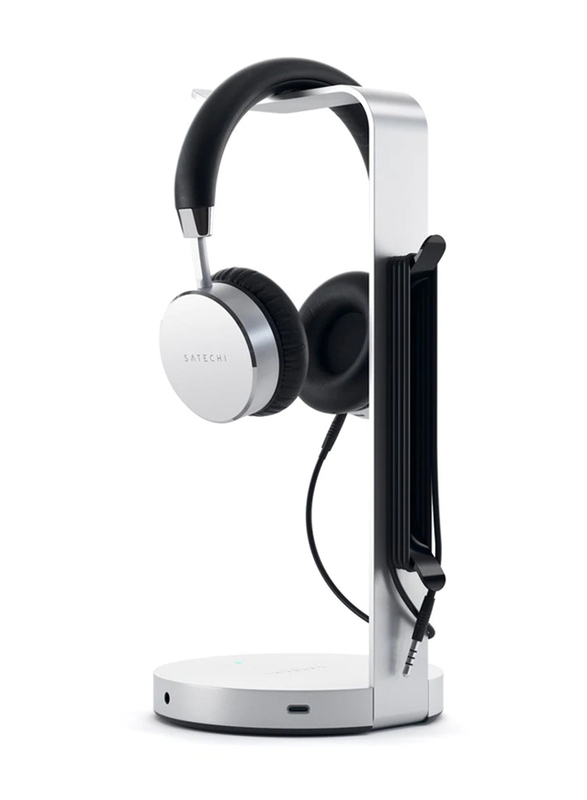 Satechi Aluminum Headphone Stand Hub, Silver