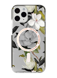 Ted Baker 6.1 inch Apple iPhone 14 Pro (2022) Anti-Shock Floral Elegant Drop Protection TPU Bumper Wireless Charging Slim & Lightweight Fashion Opal Mobile Phone Case Cover, Multicolour