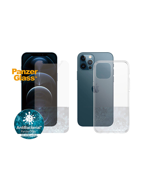 

PanzerGlass Apple iPhone 12 Pro Max Mobile Phone Case Cover with Screen Protector, Clear