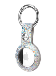 Case-Mate Apple Leather AirTag Keychain Case, Sparkle