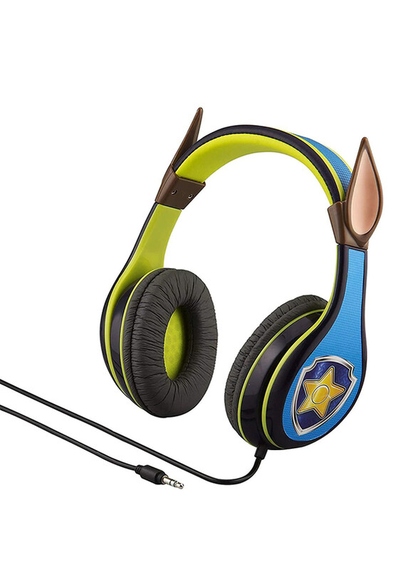

iHome Kiddesigns Chase Wired On-Ear Headphones Volume Limited With 3 Settings, Paw Patrol, Blue