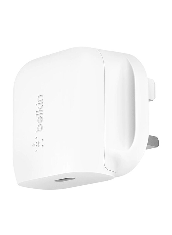 

Belkin Boost Charge USB-C PD UK Wall Charger, 20W, White