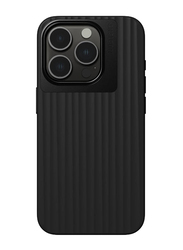 Nudient Apple iPhone 15 Pro 2023 Plastic Bold Mobile Phone Case Cover, Black