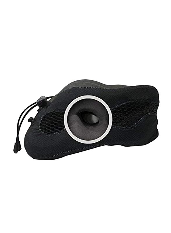 Cabeau Evolution Cool Air Circulating Head and Neck Memory Foam Cooling Travel Pillow, Black