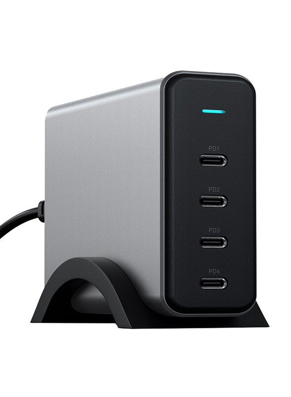 

Satechi 165W USB-C 4-Port PD GaN Charger for MacBook Pro M1, Grey/Black